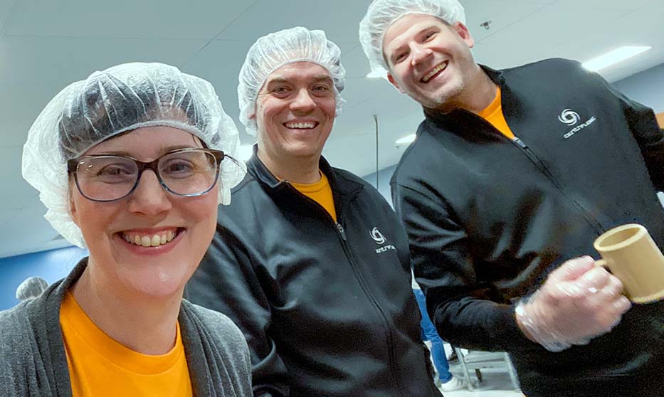 Centrifuge team at the Feed My Starving Children event